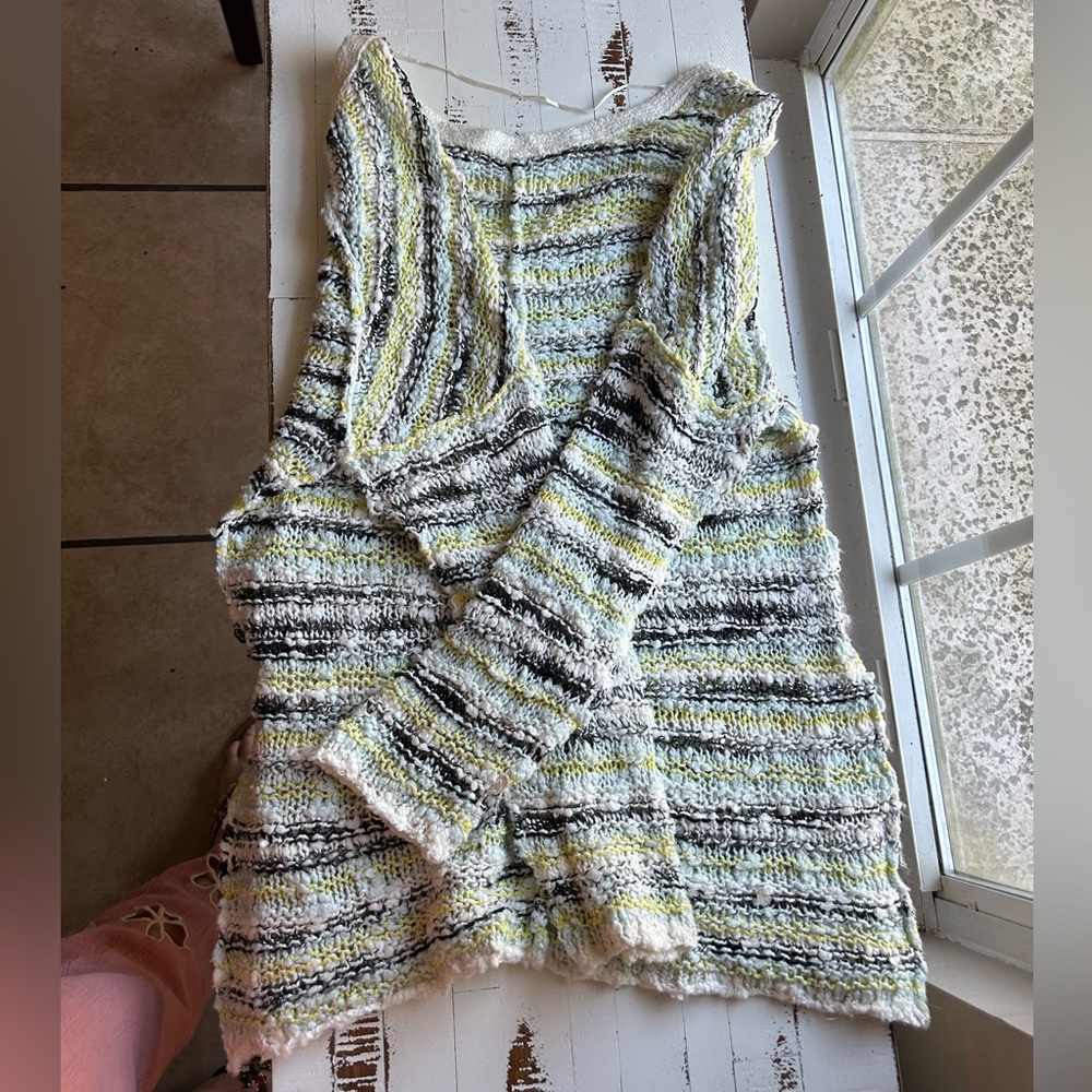 Free people multicolor sweater tunic top - Picture 5 of 8